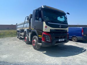 image of lorry tipping a load
